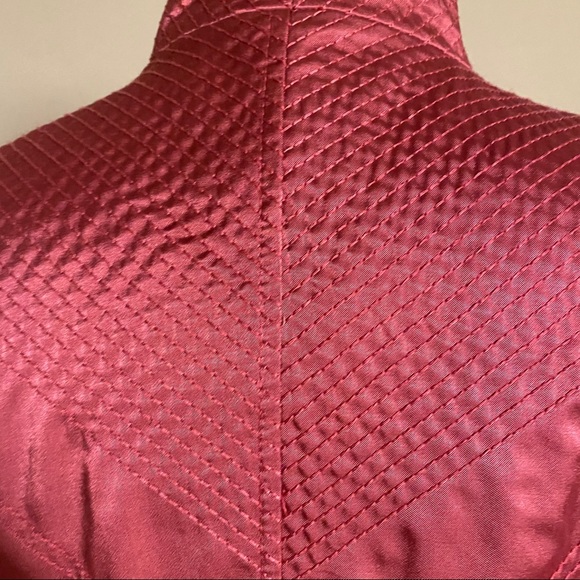 Satin motorcycle jacket - Picture 3 of 4